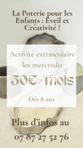 cours de poterie enfant