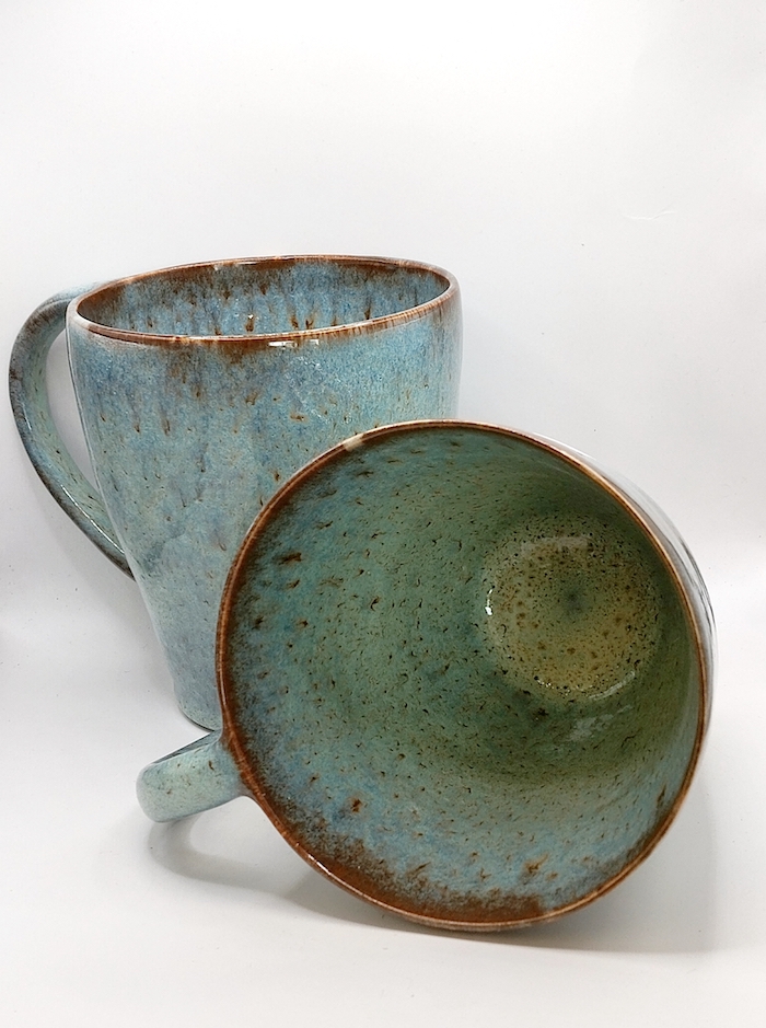 Grande tasse en grès émaillé Cosmos fait main