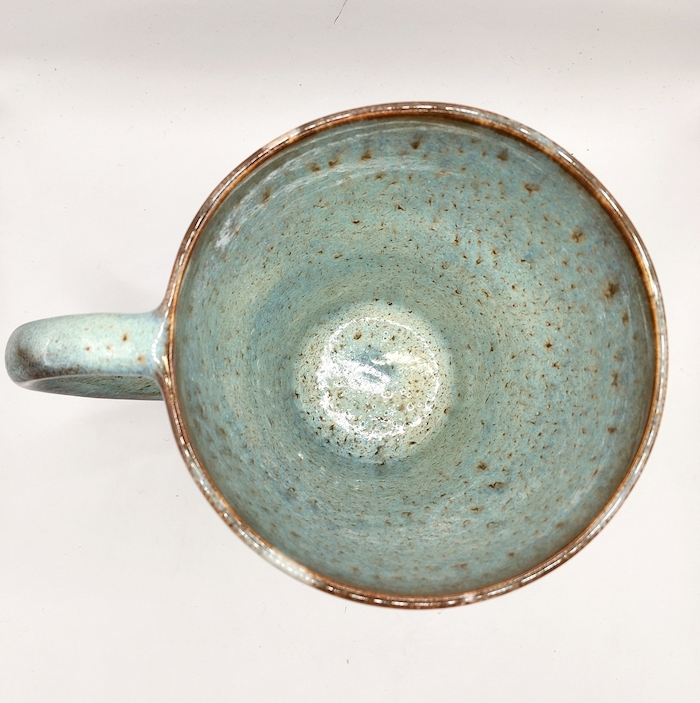 Grande tasse en grès émaillé Cosmos fait main