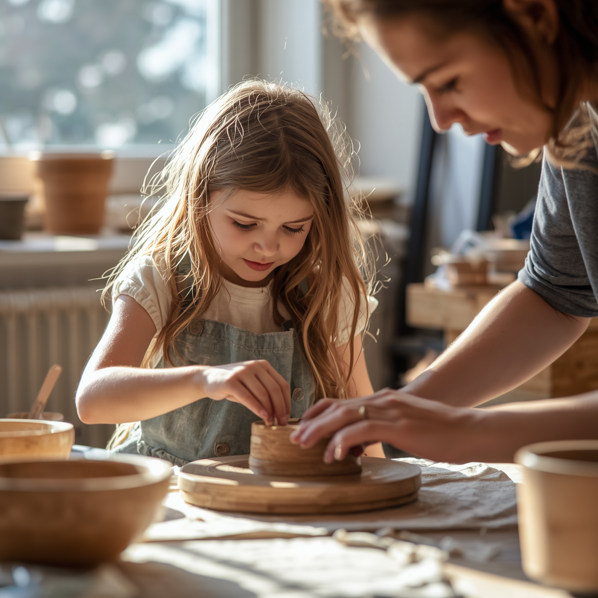 atelier parent enfant de modelage 
